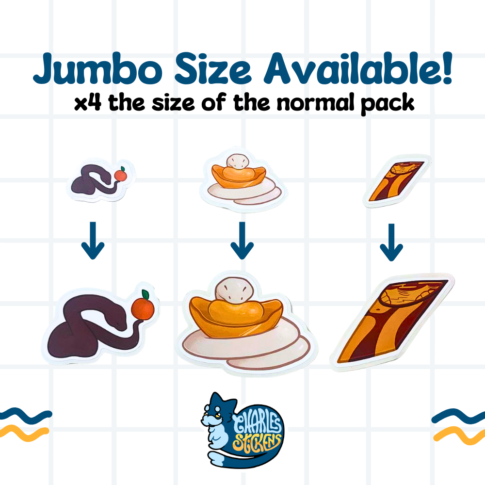 Pacote de Autocolantes Ano da Cobra