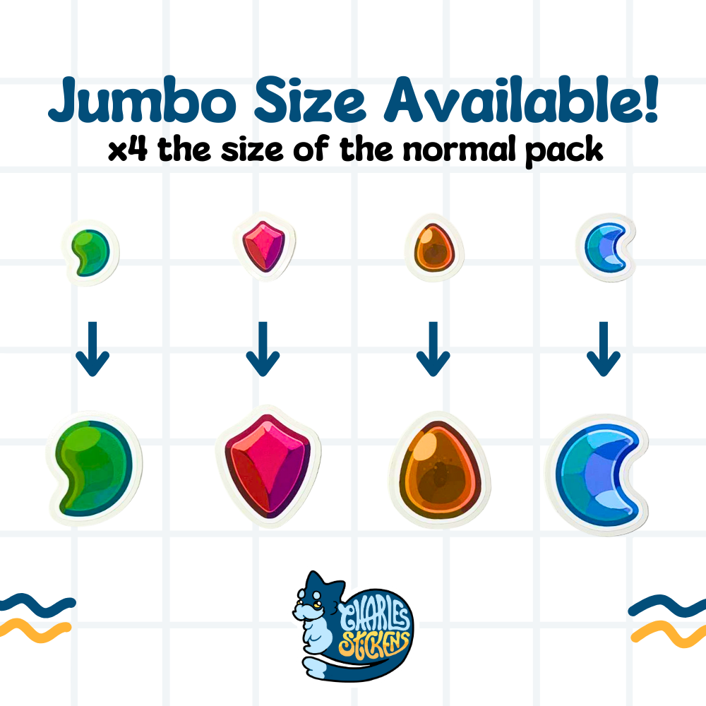 Pacote de Autocolantes Colecção de Joias 4