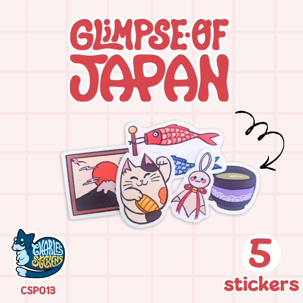 Glimpse of Japan Sticker Pack – Charles Stickens