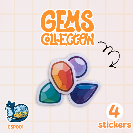 Gems Collection Sticker Pack