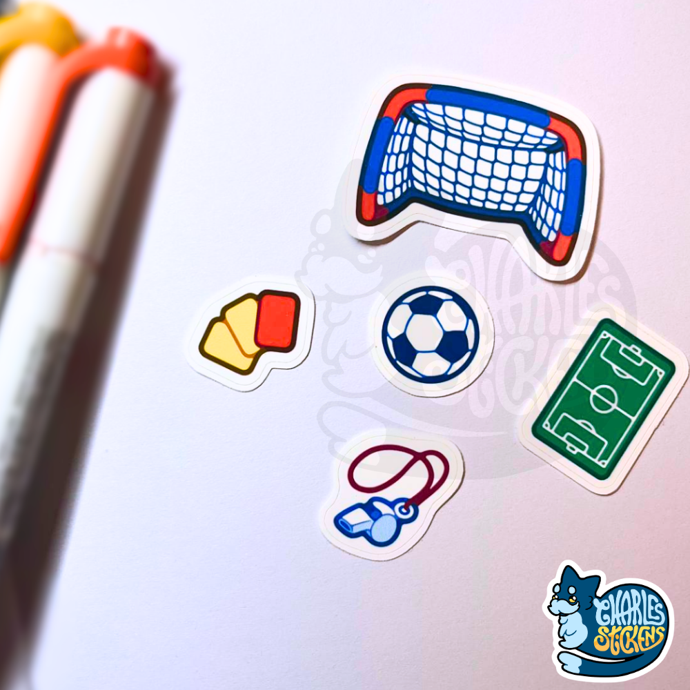 (NOVO!) Pacote de Autocolantes Desporto: Futebol