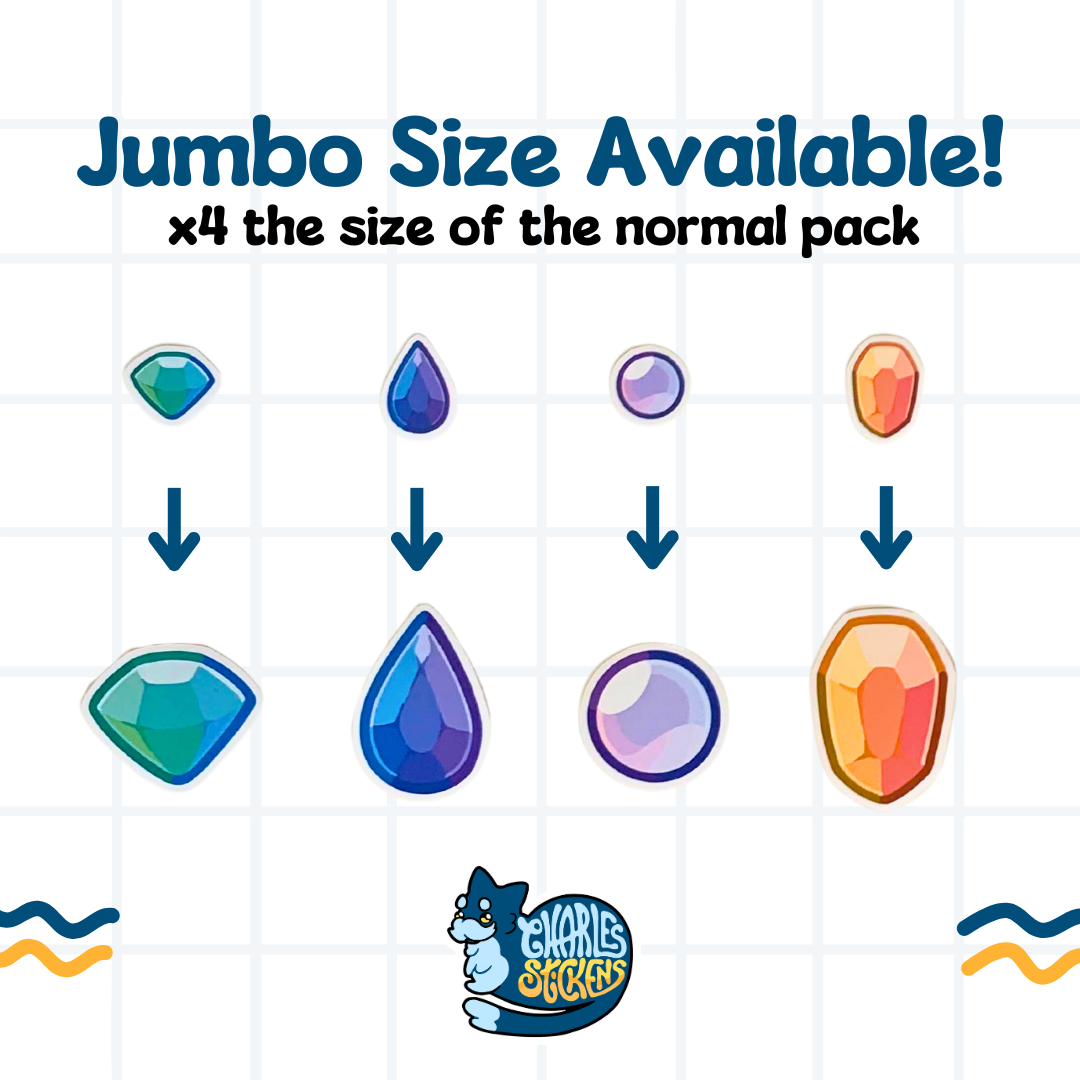 Gems Collection Sticker Pack