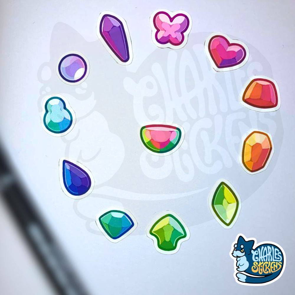 Gems Collection Trilogy Sticker Pack