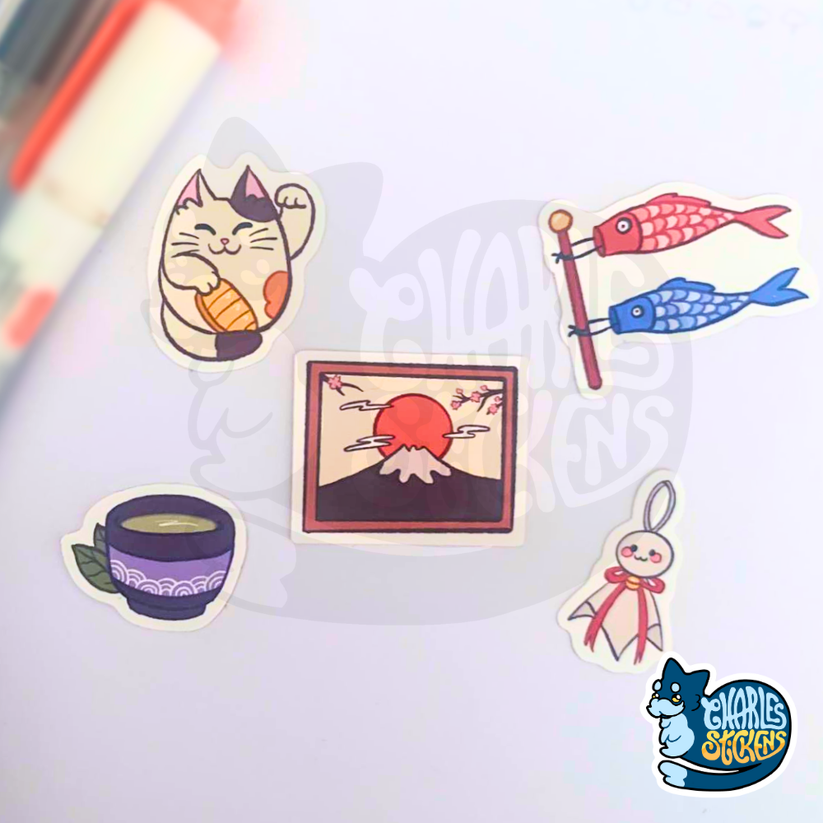 Glimpse of Japan Sticker Pack – Charles Stickens