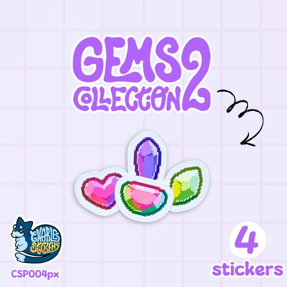 (NOVO ESTILO!) Pacote de Autocolantes Colecção de Joias 2