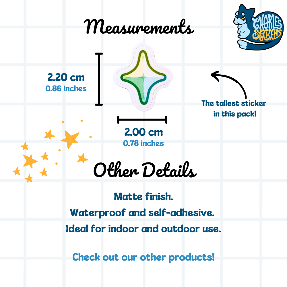 (NOVO!) Pacote de Autocolantes Colecção de Joias 5