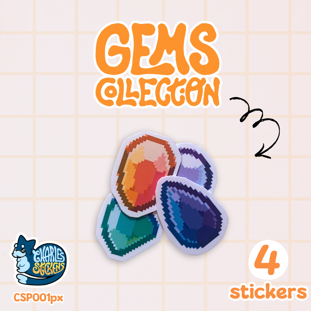 Gems Collection Sticker Pack