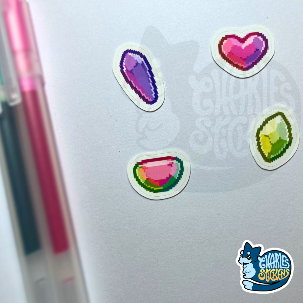 (NOVO ESTILO!) Pacote de Autocolantes Colecção de Joias 2