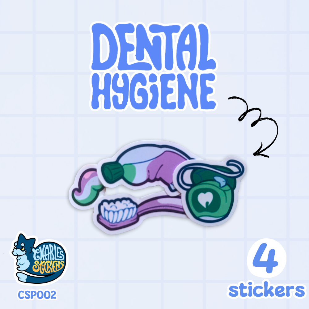 Dental Hygiene Sticker Pack