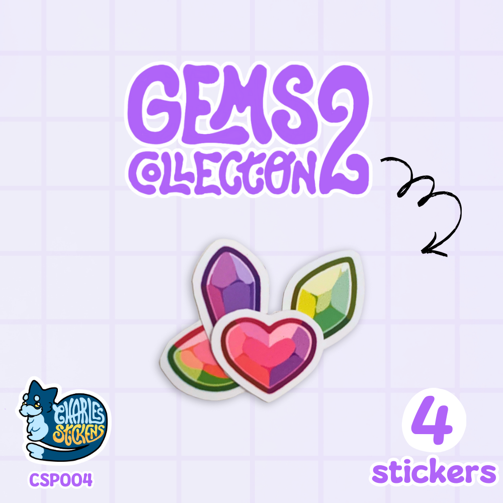 Gems Collection 2 Sticker Pack