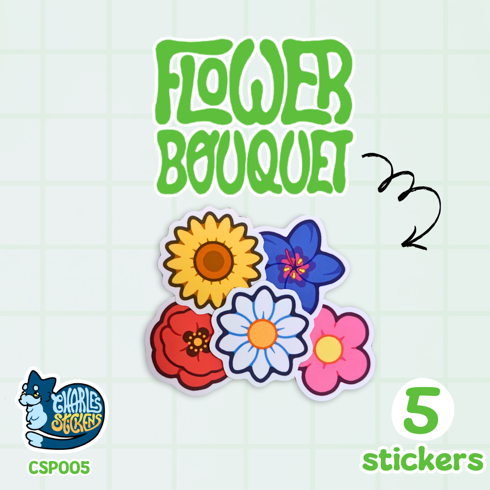 Flower Bouquet Sticker Pack