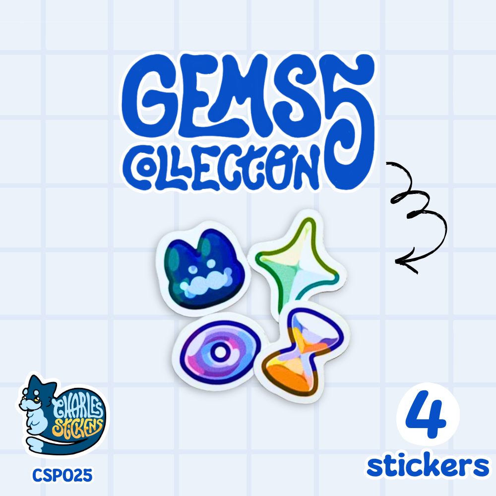 (NOVO!) Pacote de Autocolantes Colecção de Joias 5